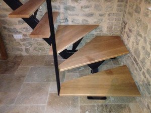 Escalier quart-tournant sur mesure