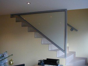 Garde corps sur mesure escalier intérieur