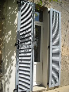 volet sur mesure pour porte fenêtre