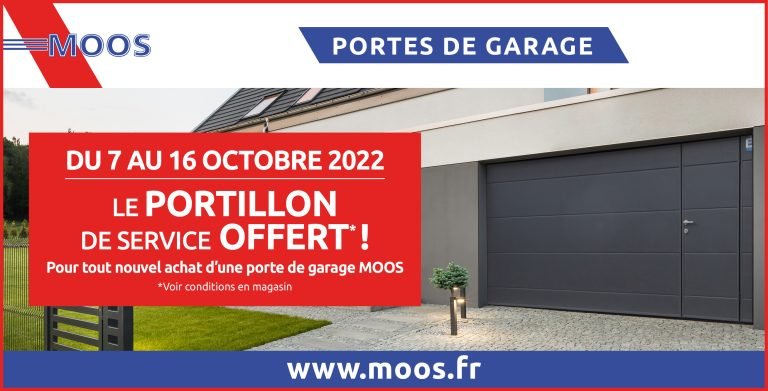 portillon offert pour porte de garage Moos achétes